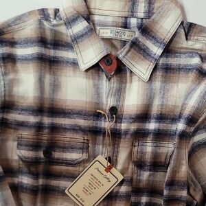 Plaid Button-Up Shirt